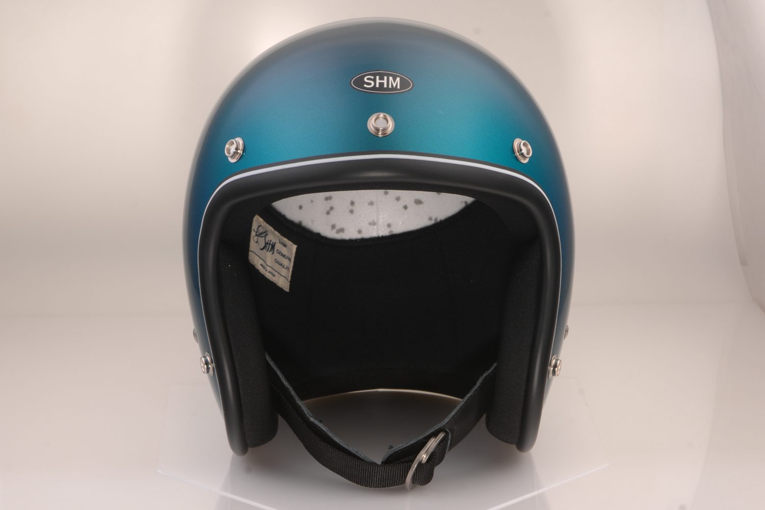 SHM スモールジェットヘルメット グリーンメタリック LOT501 Lサイズ 